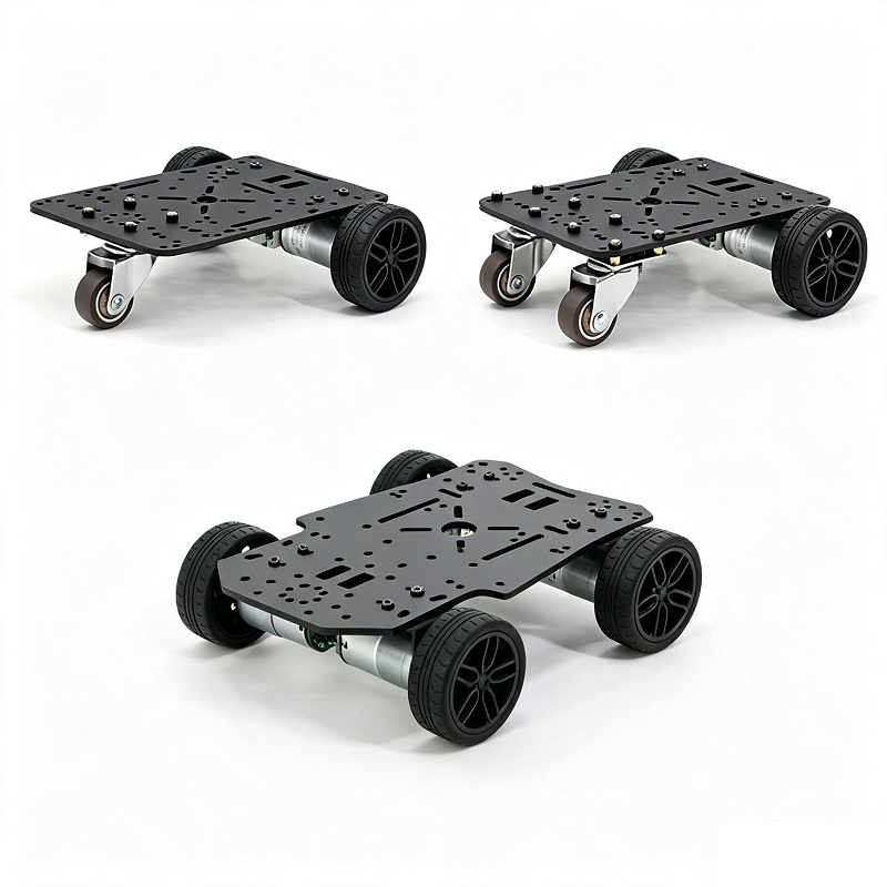 Мини-электрическое колесное шасси робота 4WD